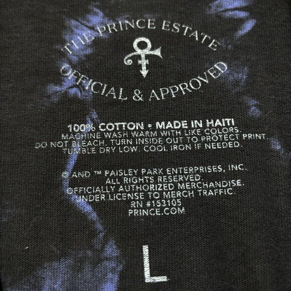 Prince and the Revolution Purple Rain Soul Rock Tie Dye L - Picture 4 of 4